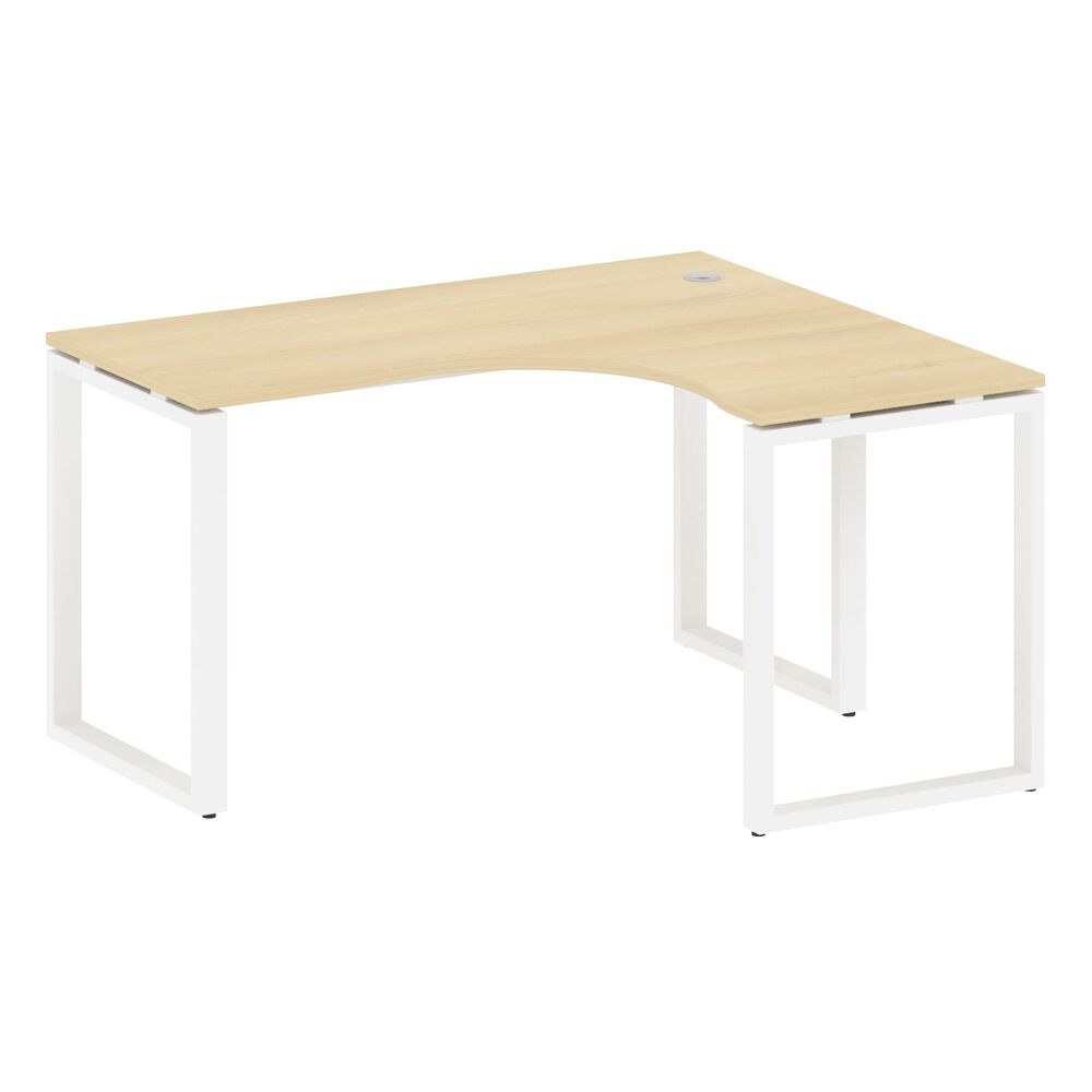 Стол криволинейный правый на О-образном м/к