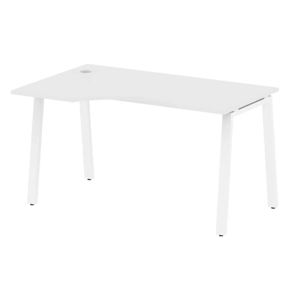 Стол криволинейный левый на А-образном м/к