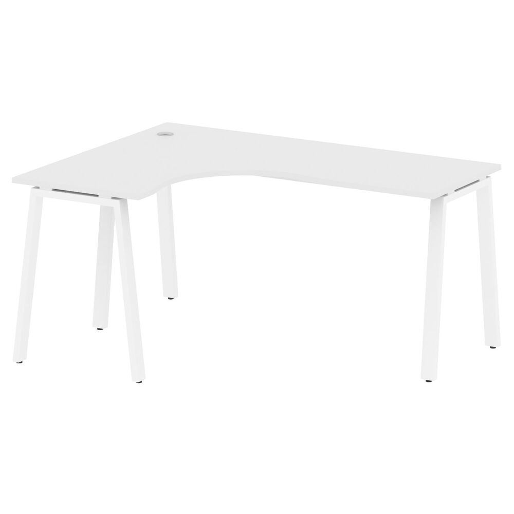 Стол криволинейный левый на А-образном м/к