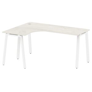 Стол криволинейный левый на А-образном м/к