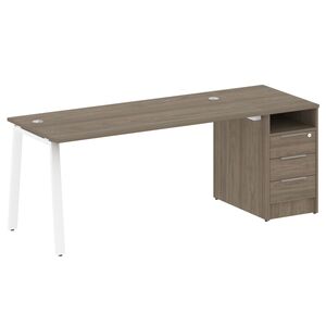 Рабочая станция на А-образном м/к с опорной тумбой