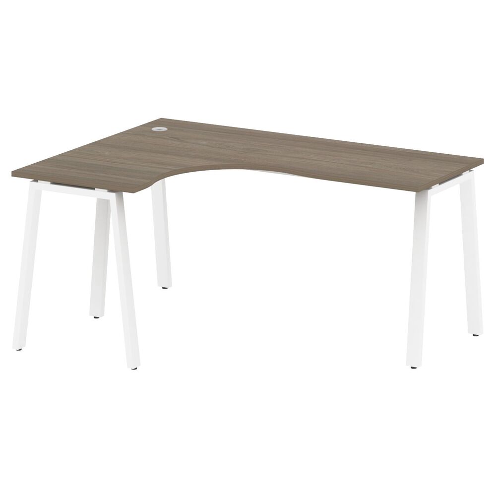 Стол криволинейный левый на А-образном м/к