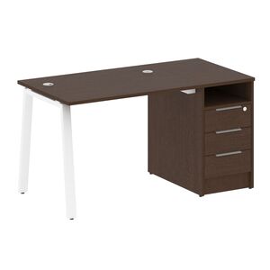 Рабочая станция на А-образном м/к с опорной тумбой