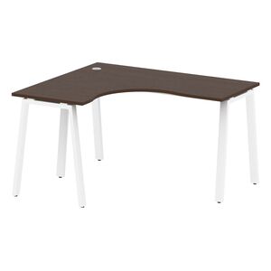 Стол криволинейный левый на А-образном м/к