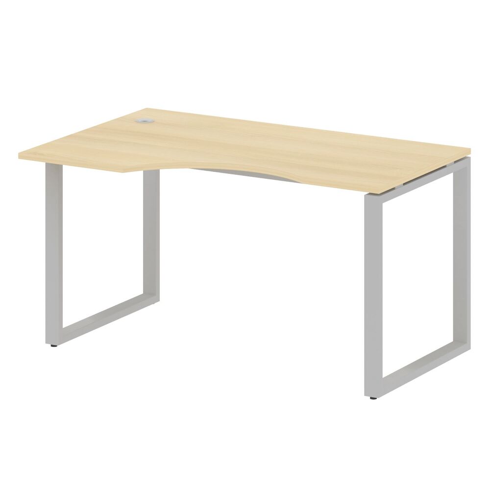 Стол криволинейный левый на О-образном м/к