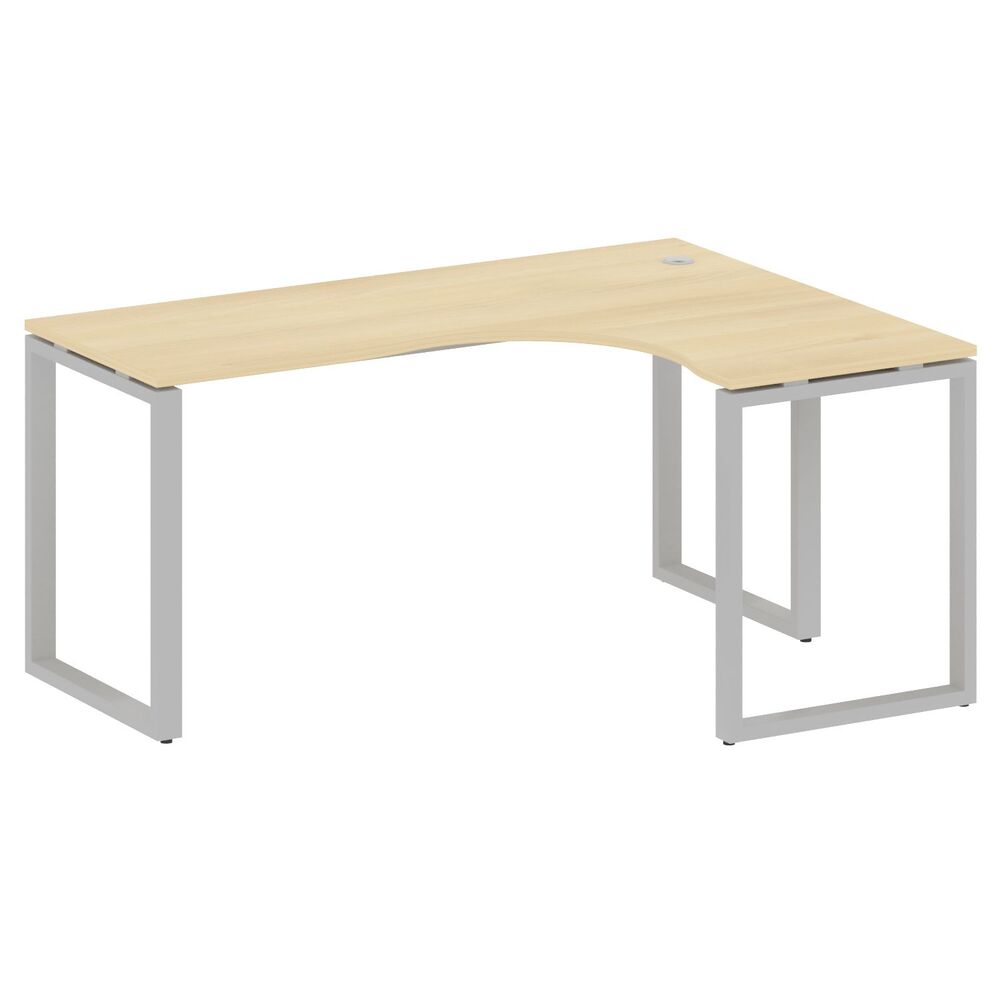 Стол криволинейный правый на О-образном м/к