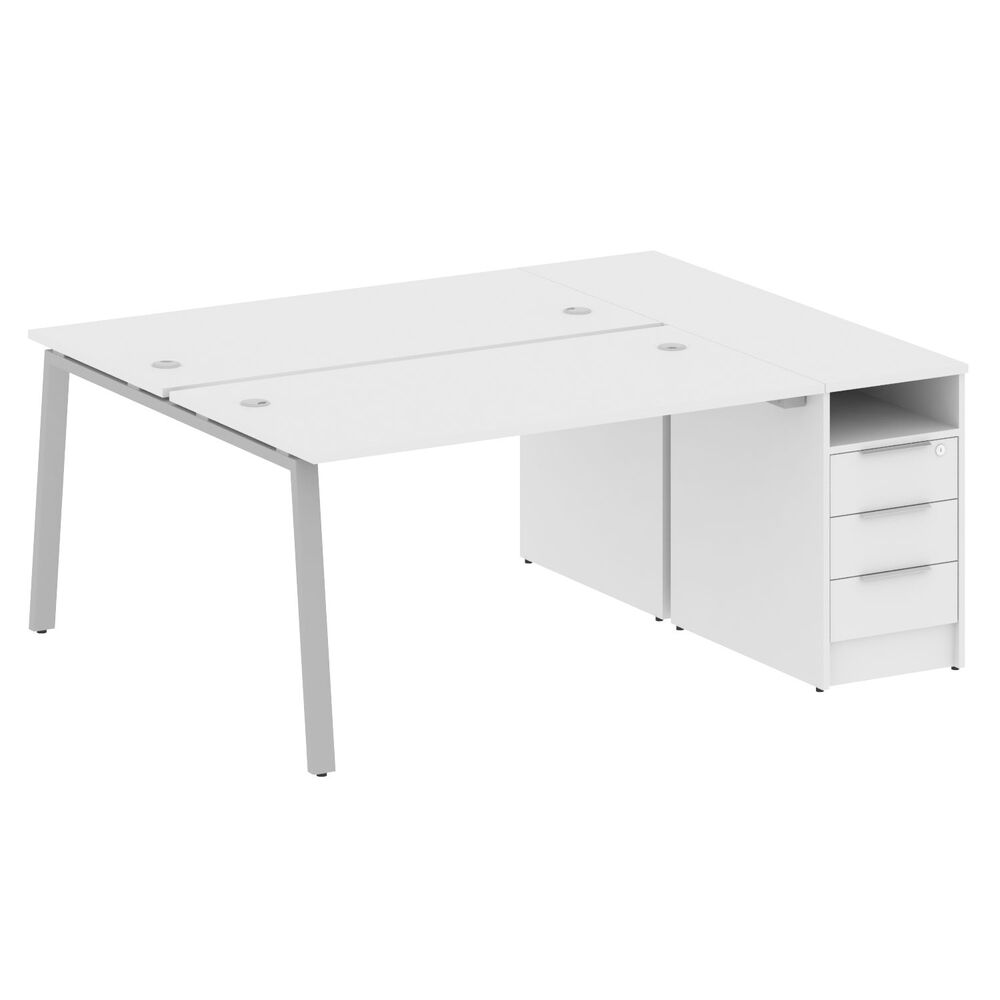 Рабочая станция на А-образном м/к с опорной тумбой