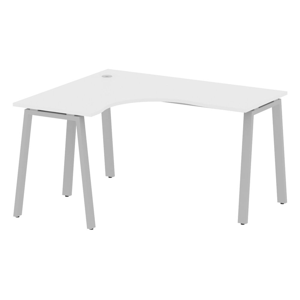 Стол криволинейный левый на А-образном м/к