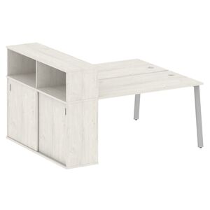 Рабочая станция на А-образном м/к с опорным шкафом-купе