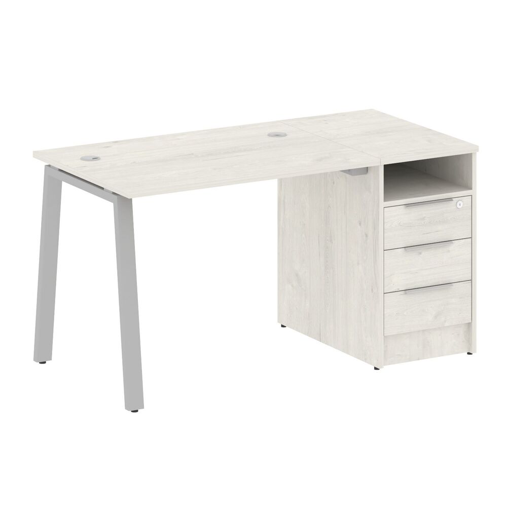 Рабочая станция на А-образном м/к с опорной тумбой