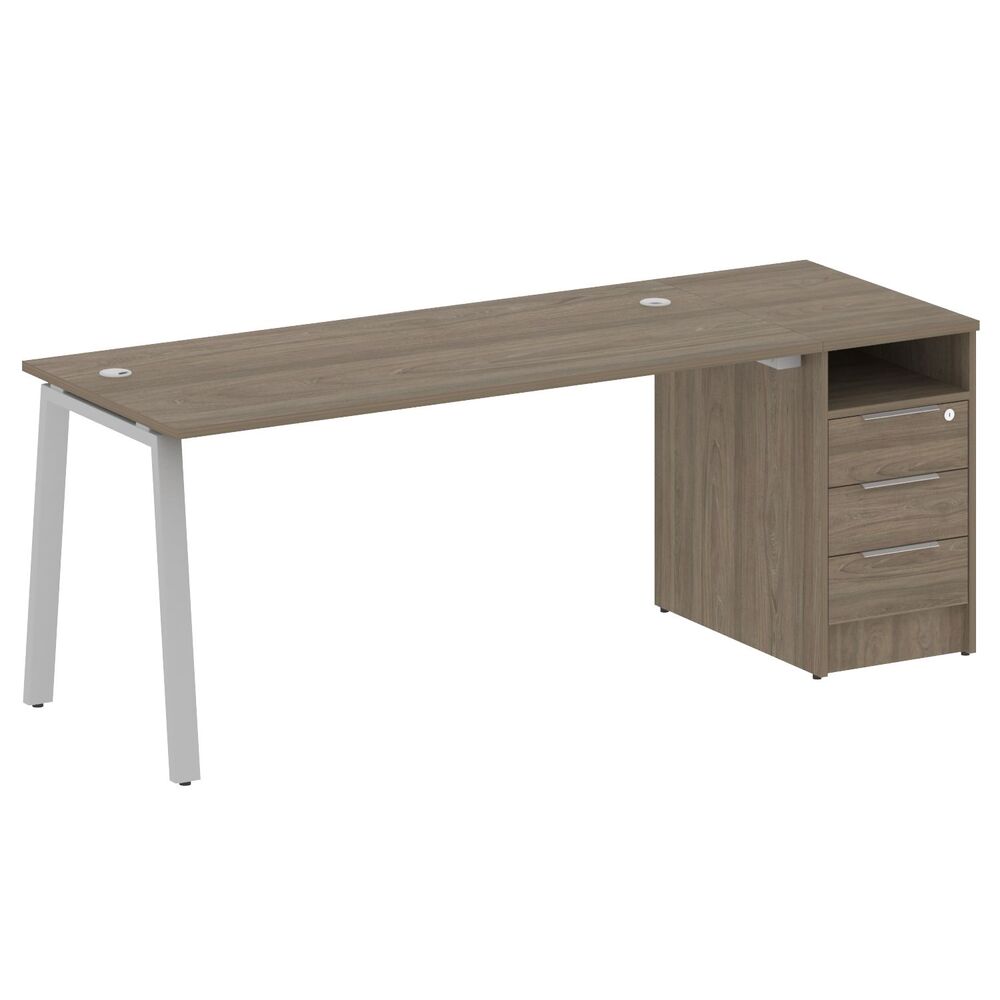 Рабочая станция на А-образном м/к с опорной тумбой