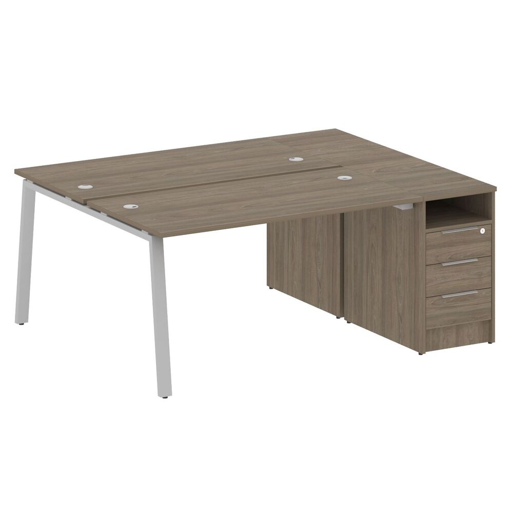 Рабочая станция на А-образном м/к с опорной тумбой