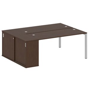 Рабочая станция с опорным шкафом-купе