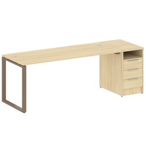 Рабочая станция на О-образном м/к с опорной тумбой