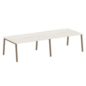 Переговорный стол (2 столешницы) на А-образном м/к