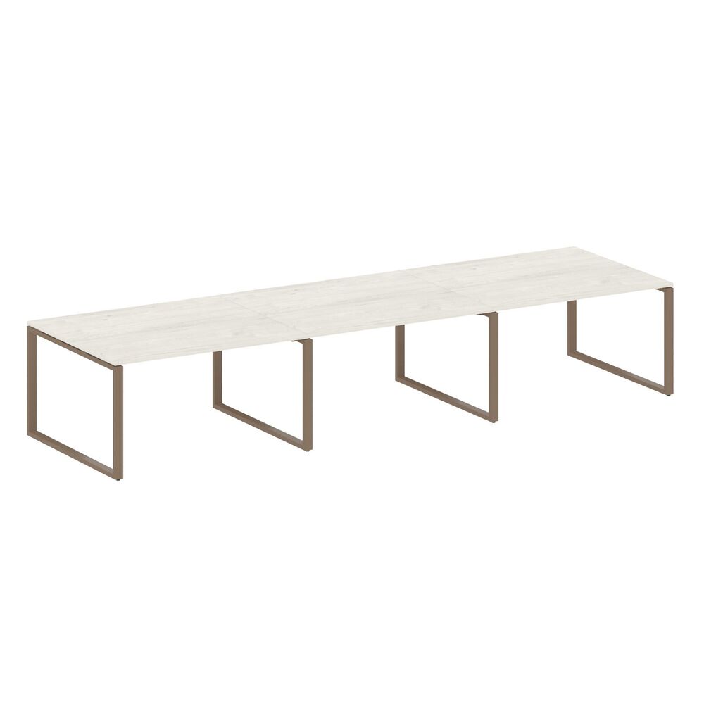 Переговорный стол (3 столешницы) на О-образном м/к