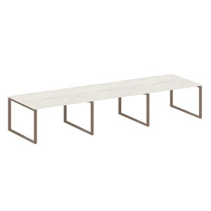 Переговорный стол (3 столешницы) на О-образном м/к