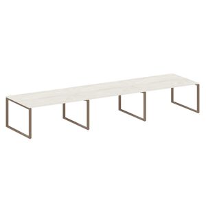 Переговорный стол (3 столешницы) на О-образном м/к