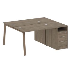 Рабочая станция на А-образном м/к с опорной тумбой