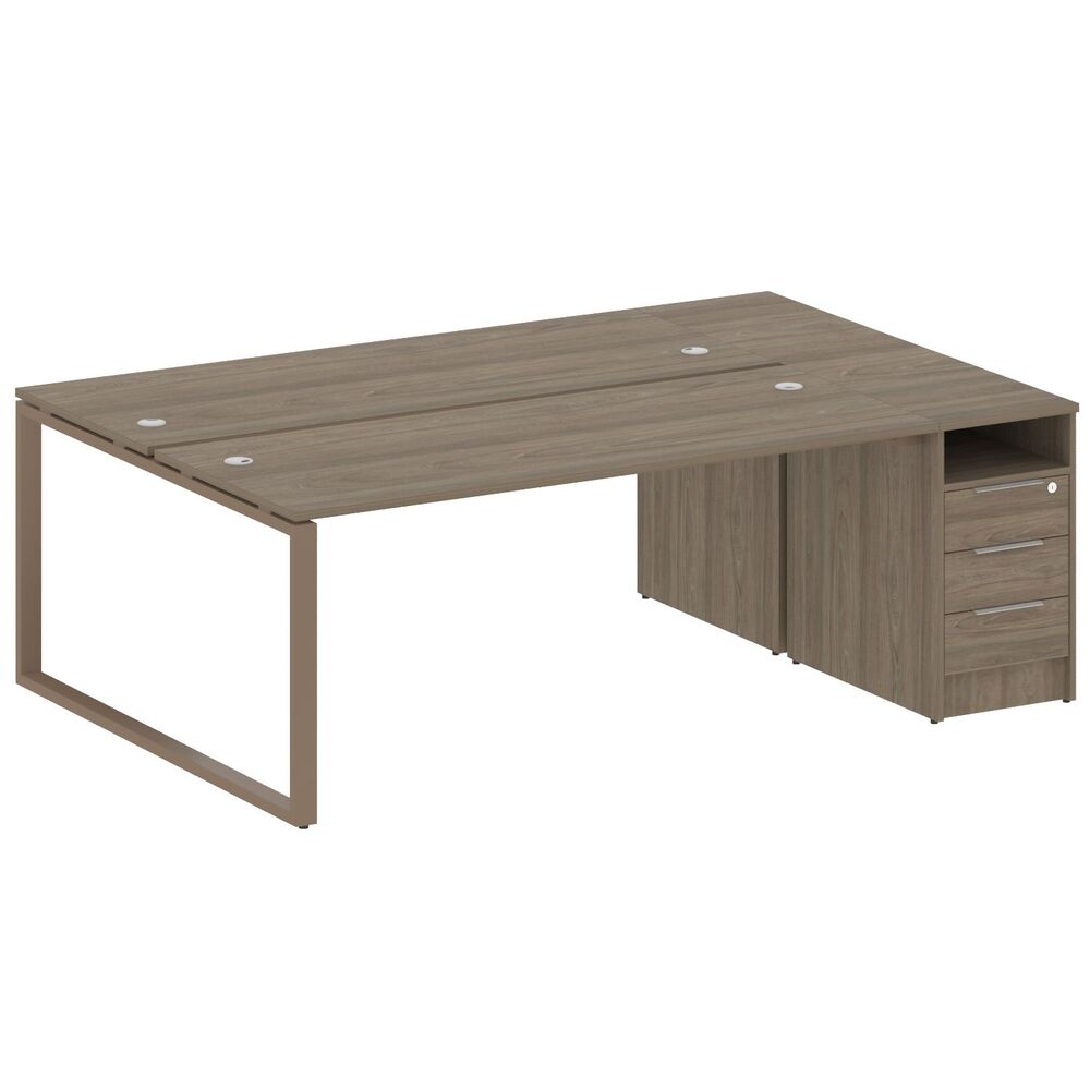 Рабочая станция на О-образном м/к с опорной тумбой