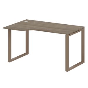 Стол криволинейный левый на О-образном м/к