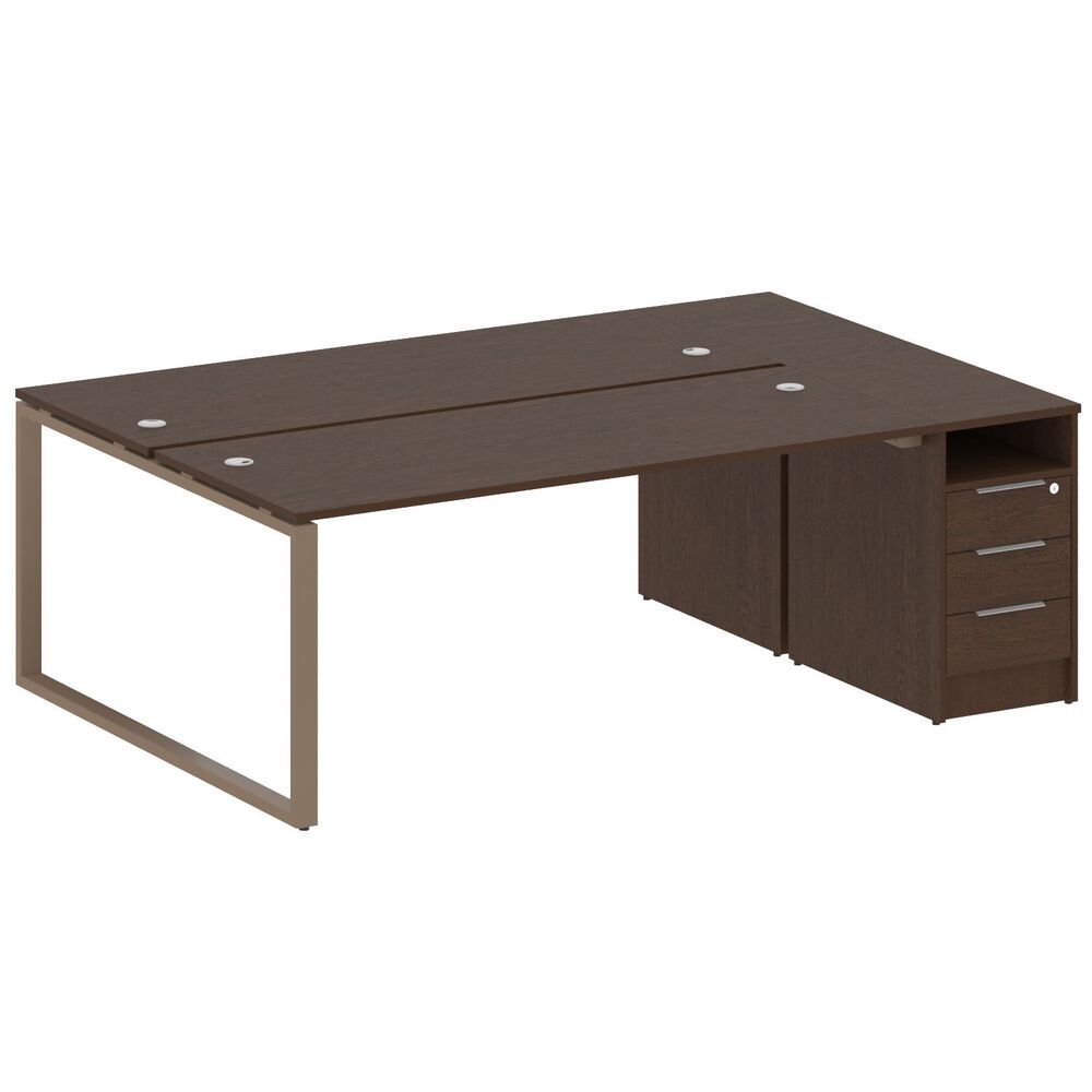 Рабочая станция на О-образном м/к с опорной тумбой