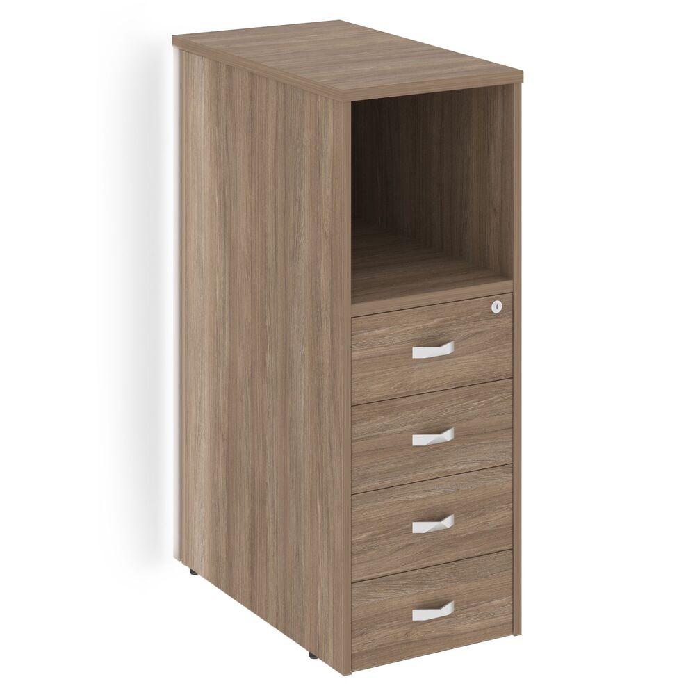 Onix Тумба с подсветкой 4 ящика завершающая, левая