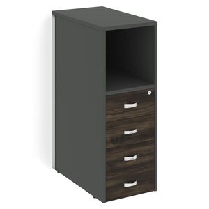 Onix Тумба с подсветкой 4 ящика завершающая, левая