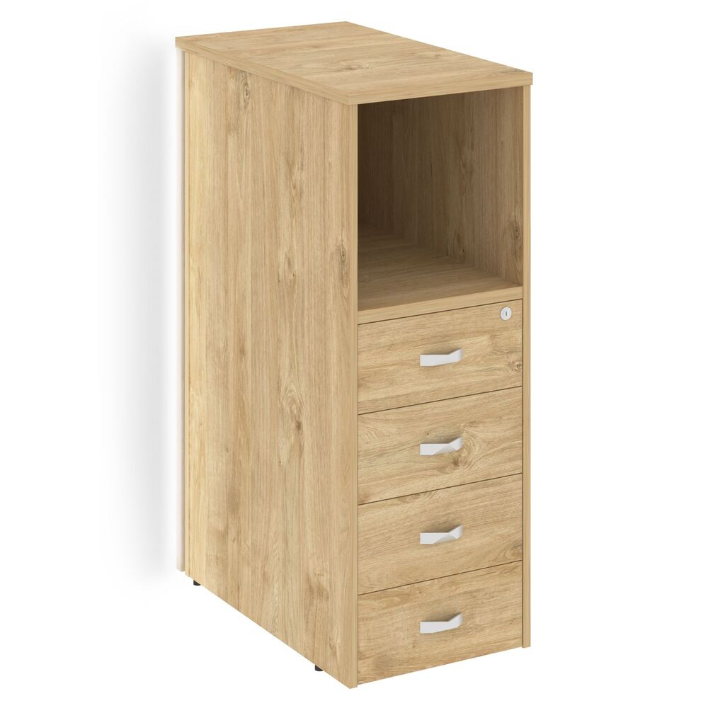 Onix Тумба с подсветкой 4 ящика завершающая, левая