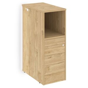 Onix Тумба с подсветкой 5 ящиков TIP-ON завершающая, правая