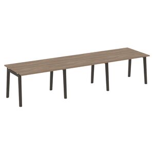 Стол переговорный (3 столешницы) (опоры - массив дерева)