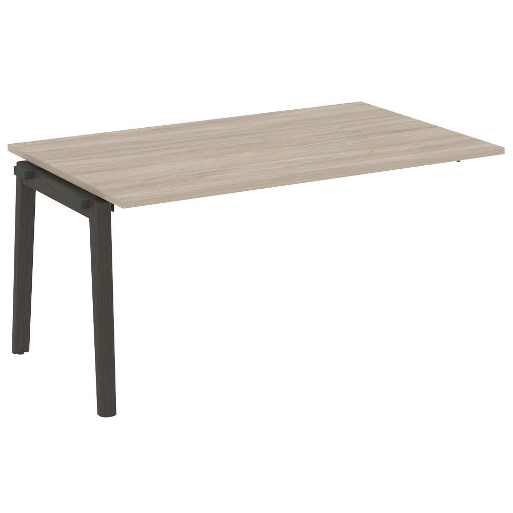 Проходной наборный элемент переговорного стола (опоры - массив дерева)