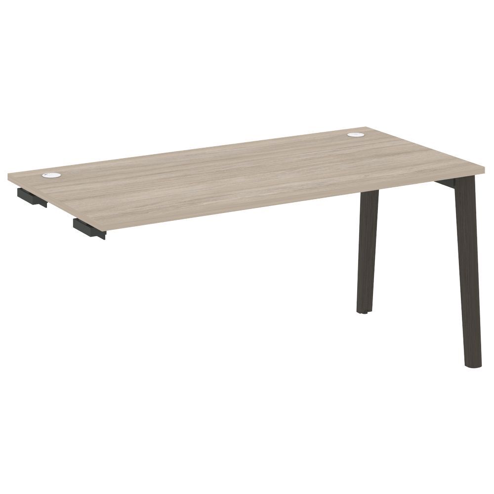 Стол-приставка к опорным элементам (опоры - массив дерева)