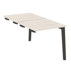 Стол-приставка двойной к опорным элементам (опоры - массив дерева)