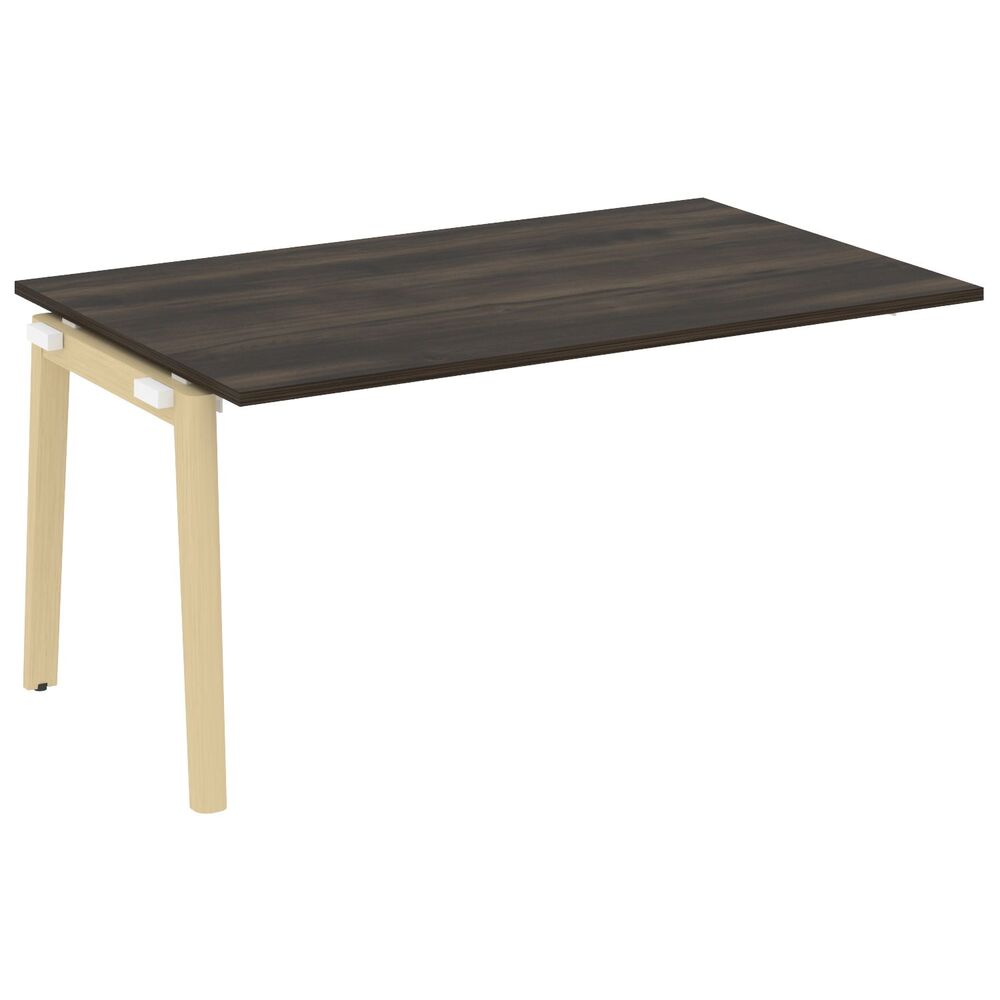 Проходной наборный элемент переговорного стола (опоры - массив дерева)