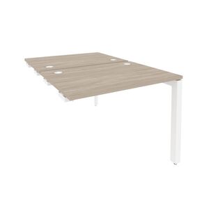 Стол-приставка двойной на П-образном м/к к опорным элем.