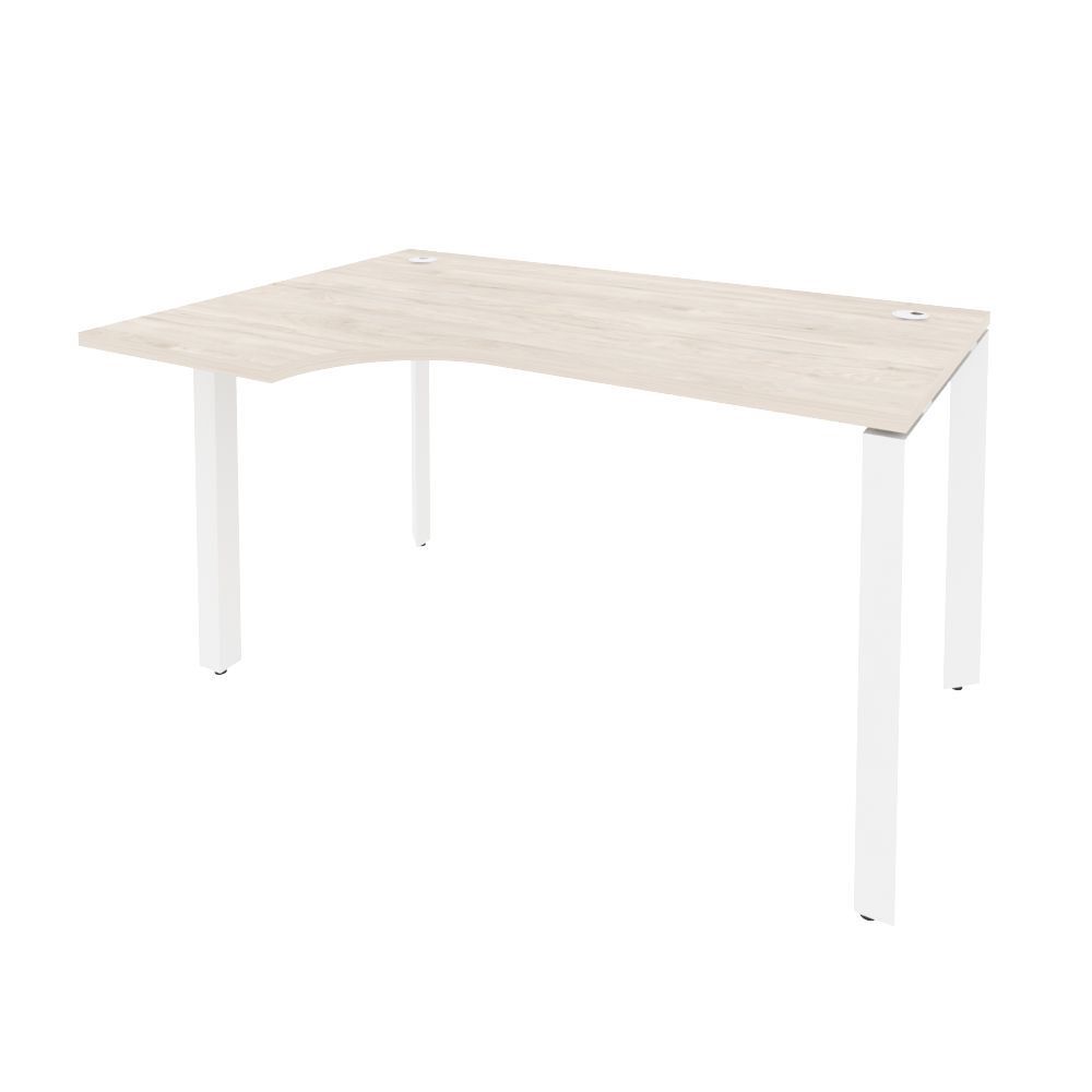 Стол эргономичный левый на П-образном м/к