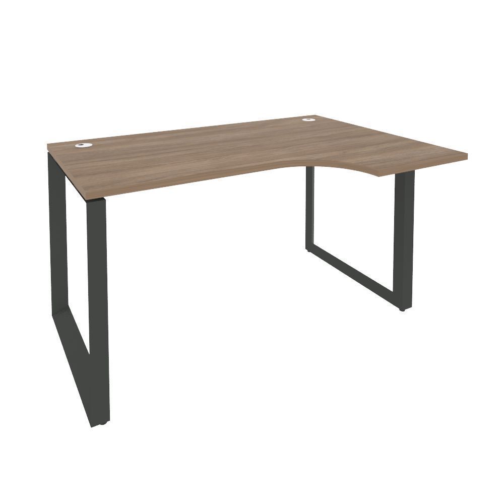 Стол эргономичный правый на О-образном м/к