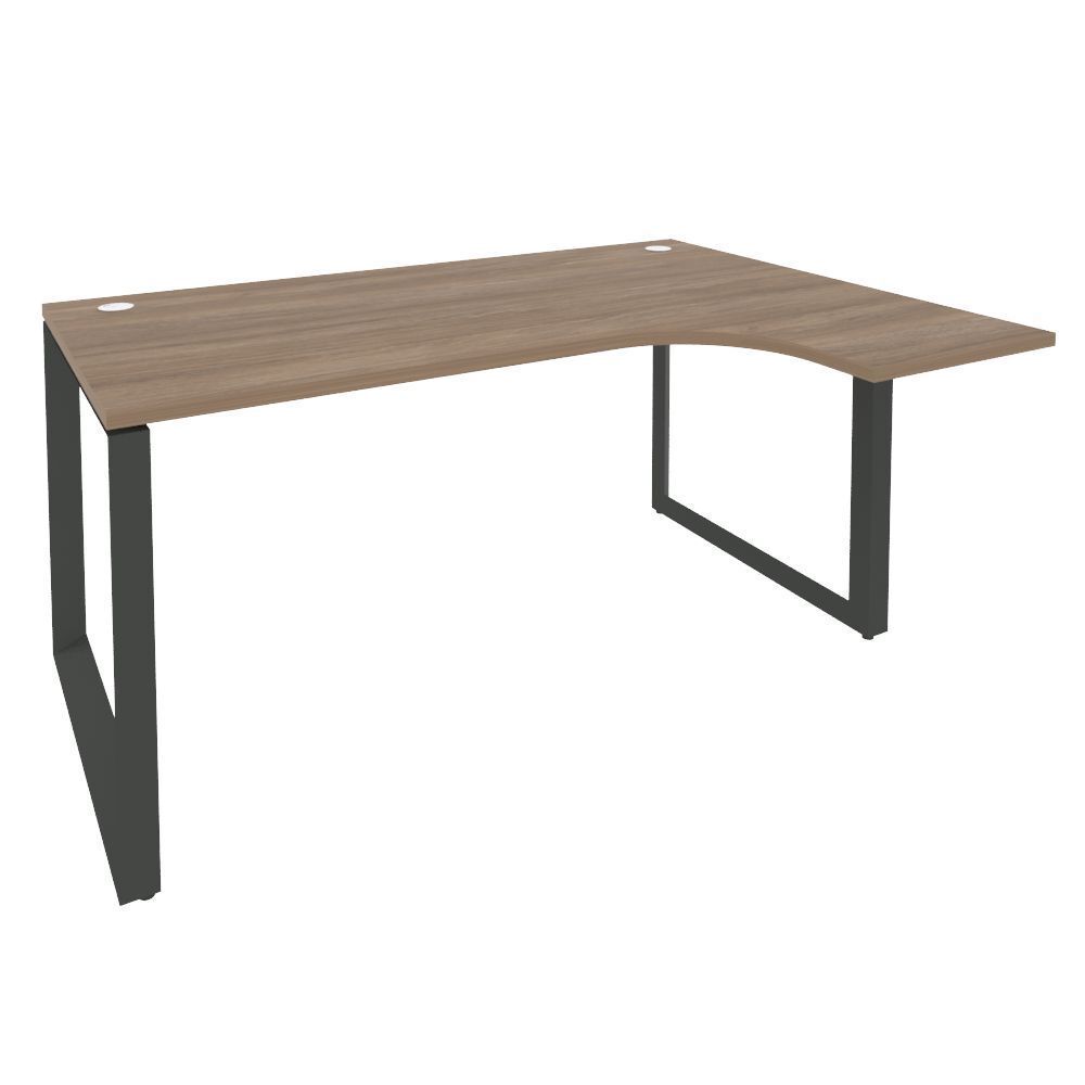 Стол эргономичный правый на О-образном м/к