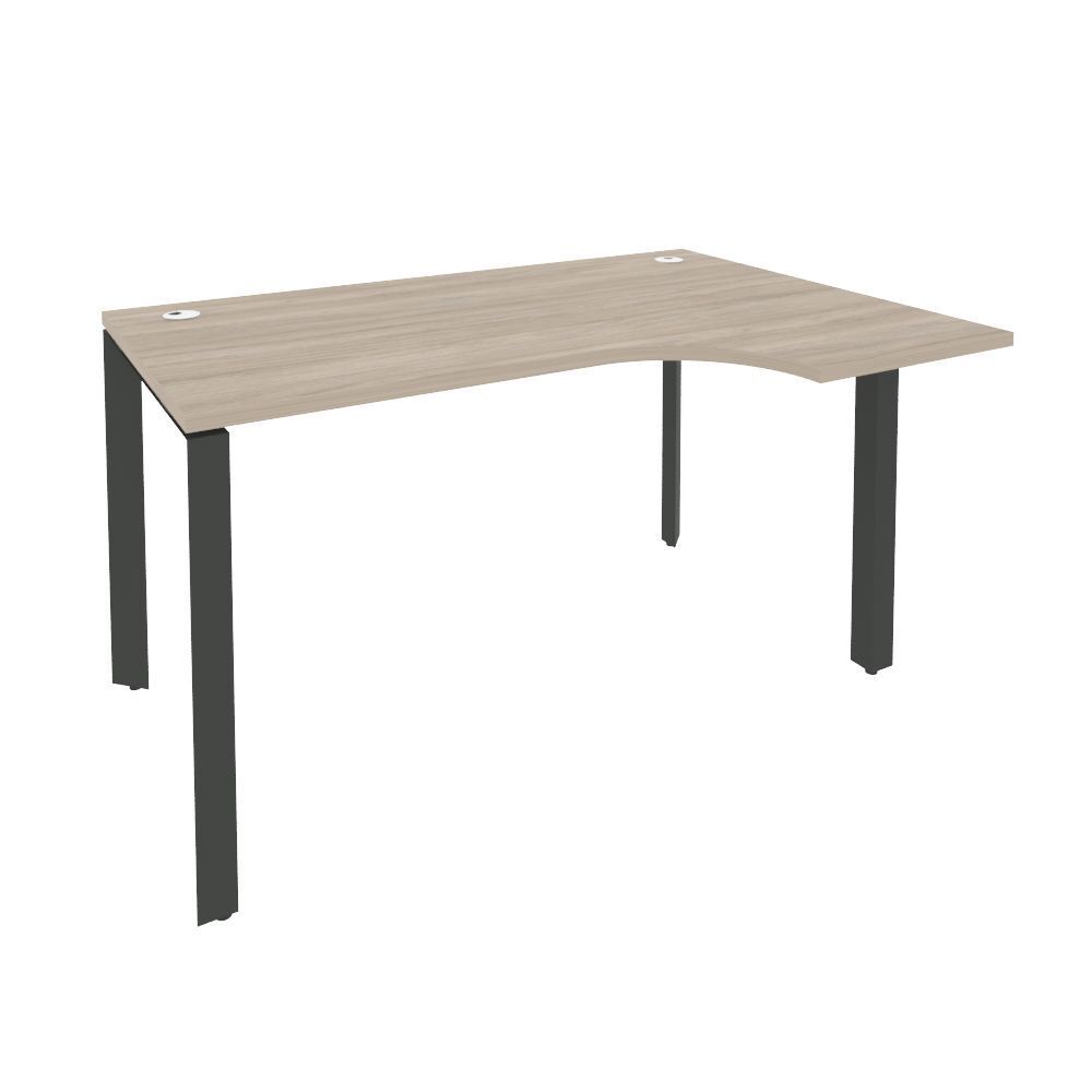 Стол эргономичный правый на П-образном м/к