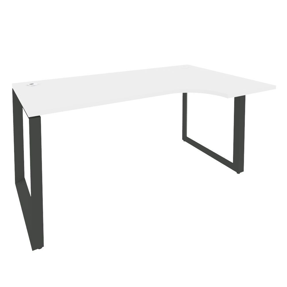 Стол эргономичный правый на О-образном м/к