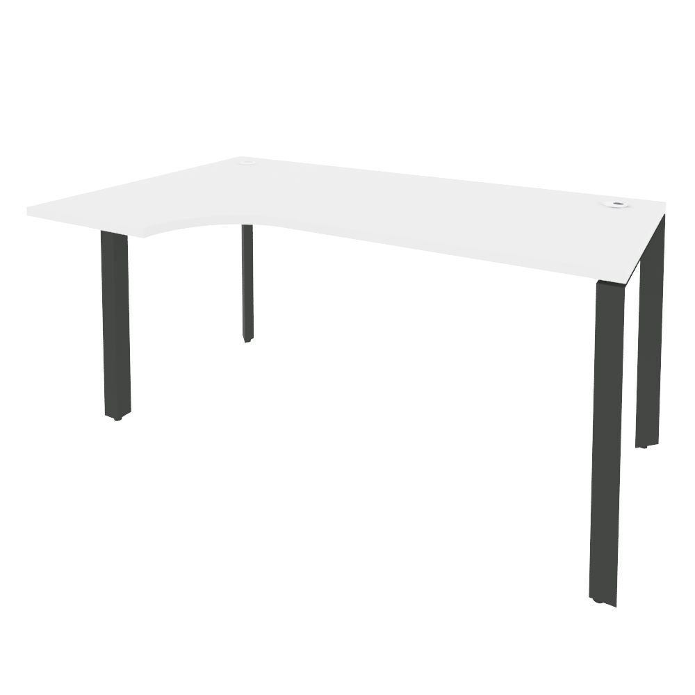 Стол эргономичный левый на П-образном м/к