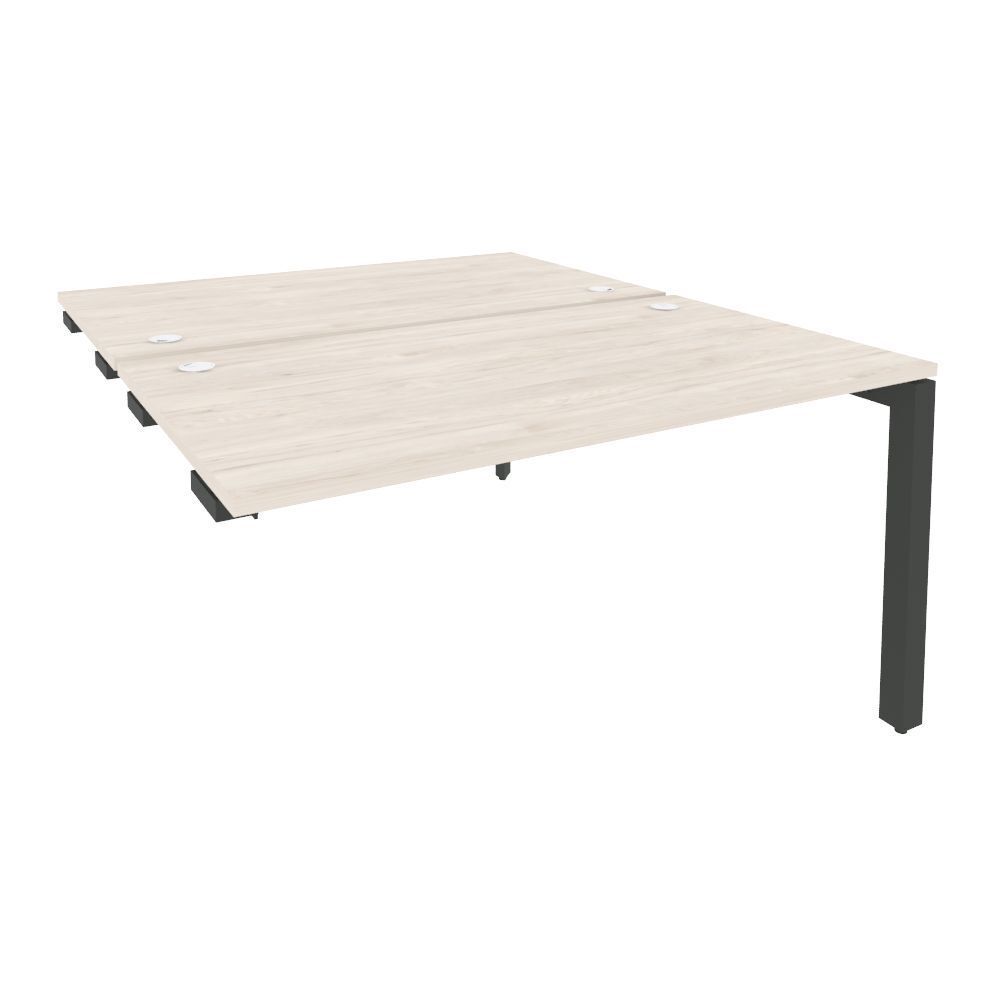 Стол-приставка двойной на П-образном м/к к опорным элем.