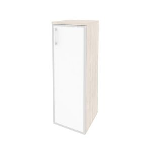 Шкаф средний узкий правый (стекло белое)