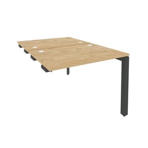 Стол-приставка двойной на П-образном м/к к опорным элем.