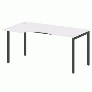 Стол криволинейный левый на П-образном м/к