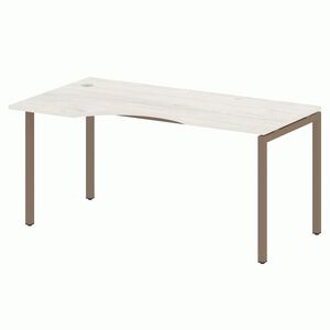 Стол криволинейный левый на П-образном м/к