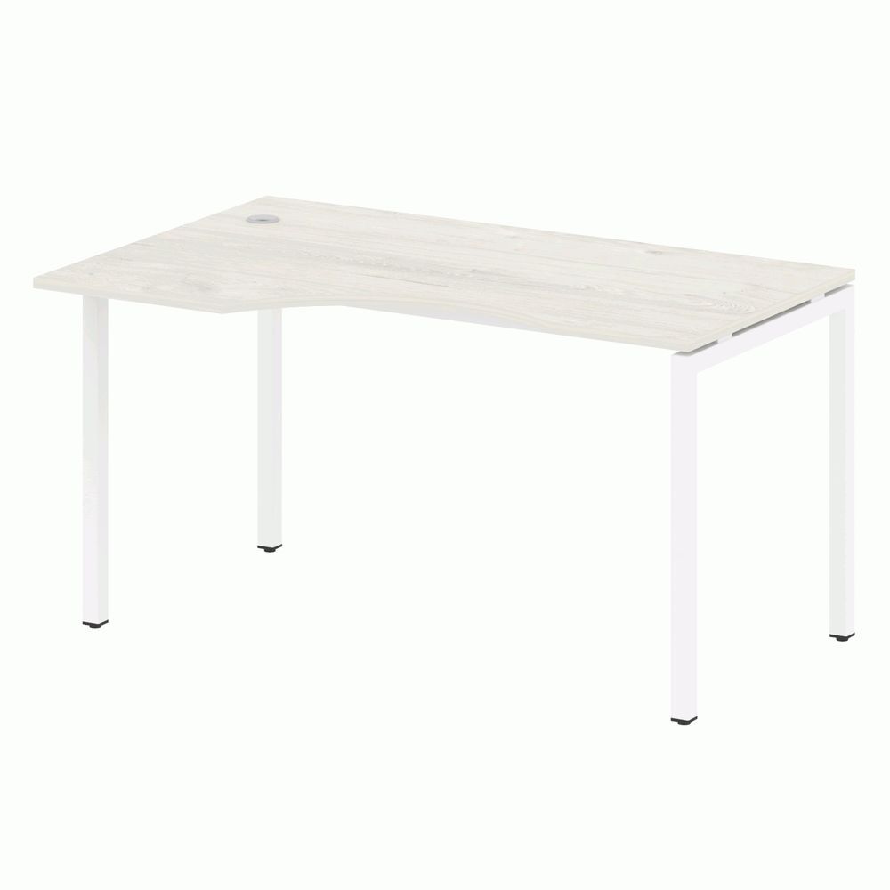 Стол криволинейный левый на П-образном м/к