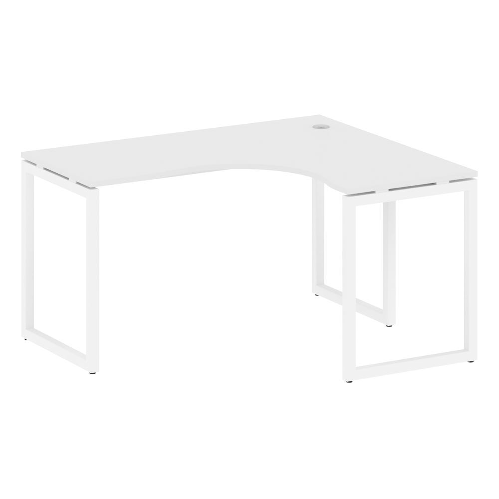 Стол криволинейный правый на О-образном м/к