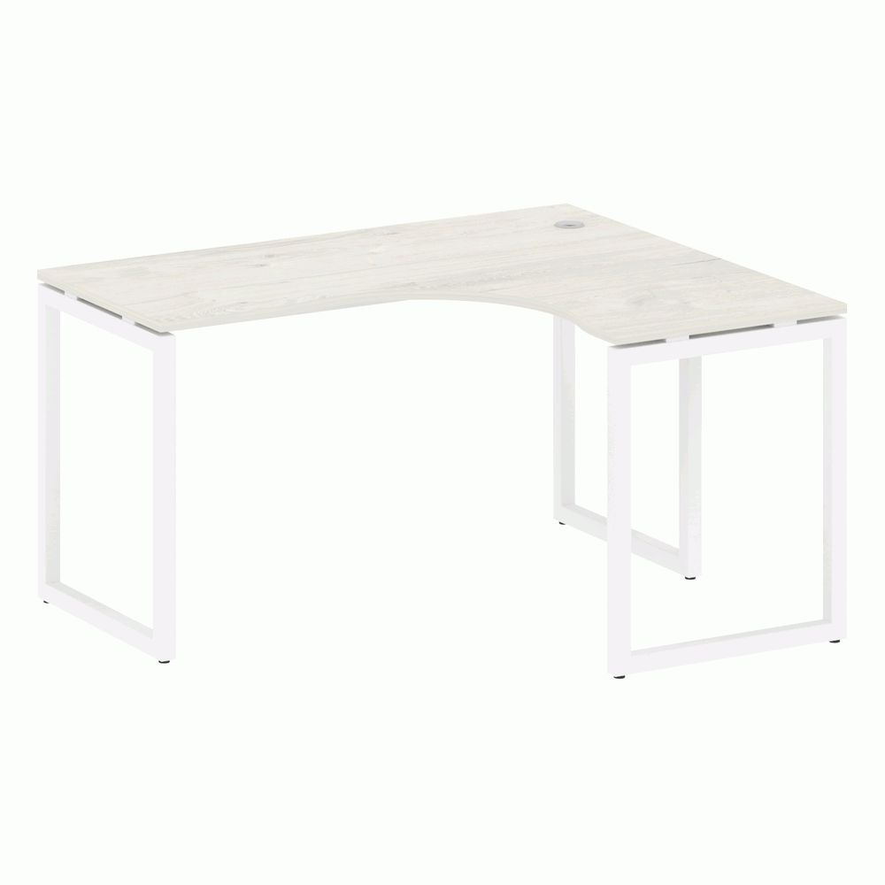 Стол криволинейный правый на О-образном м/к